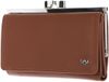 Golden Head Leren portemonnee Polo RFID Protect Bügelbörse 2157 Cognac