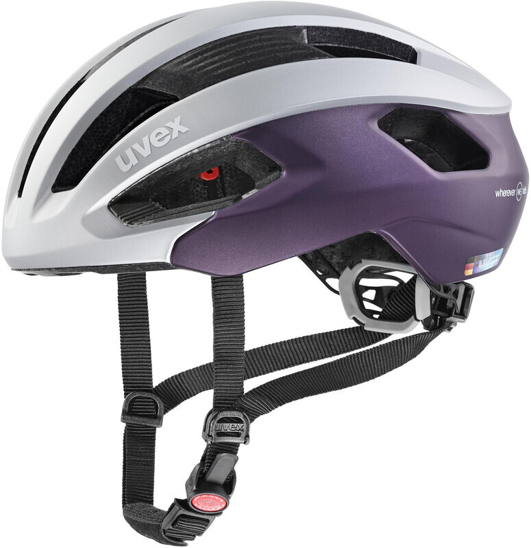 UVEX Rise CC WE Helmet Women, zilver/violet