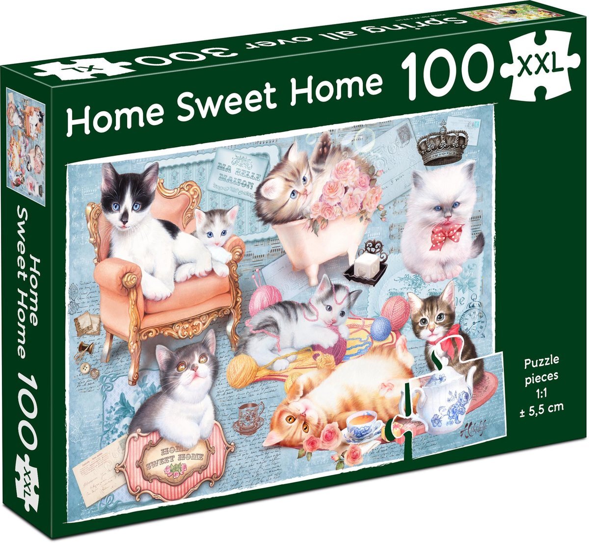 Tucker's Fun Factory Home Sweet Home Puzzel (100 XXL stukjes)