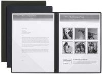 Pagna presentatiemap Perfect, zwart, A4, 2-delig