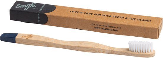 Smyle Tandenborstel Bamboo Donkerblauw Soft 1ST