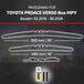 HEYNER® Essuie-glace pour TOYOTA PROACE VERSO Bus 02.2016 - 10.2026, HYBRID Balai d'essuie-glace plat, Aérodynamique & Flexible, Revêtement Nanographite