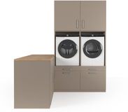 Wasophoogte® Wasmachine Kast Brussels - Taupe