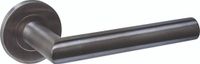 Intersteel Deurkruk Q 01 op rozet verdekt ø52x6mm PVD antraciet