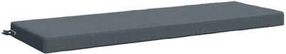 vidaXL Bankkussen SOEST 100% Polyester Blauw 140 x 50 x 8 cm