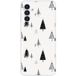 Samsung Galaxy A14 5G/4G Beschermende Siliconen Hoes - Elegante Dennenboom