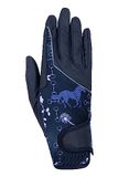HKM Bloomsbury 6912 rijhandschoenen, donkerblauw/wit, maat XL