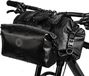 Sacoche de guidon de vélo 2 pièces - Étanche - 12 litres