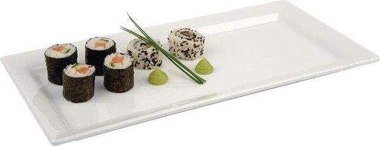 APS Melamine Sushiplateau 35.5x18 cm Wit