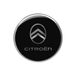 Citroen 3D New Logo Sticker, Zwart, 52 mm