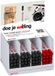 Edding marqueur permanent 3000, noir et rouge, présentoir de 48 pièces