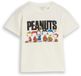 Tom Tailor - Oversized T-shirt met Peanuts-print - Maat 128/134 - Wool White