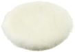 ALCLEAR Premium lamsvel pad Ø 135 mm, naturel, schuurt en polijst autolak, verwijderingsdikte 9/10