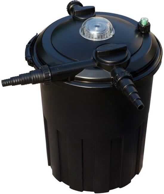 AquaForte Drukfilter CBF-12000 met 18 watt UVC & Backwash functie