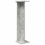 vidaXL Plantenstandaard betongrijs 25 x 25,5 x 100,5 cm bewerkt hout