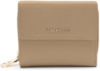 Lazarotti Bologna Leather Wallet With 8 Card Slots Sand beige