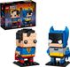 LEGO DC Brickheadz 40859 - Golden Age Superman™ en Batman™ Figuren