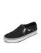 Vans Heren Asher Canvas Trainers, Black/Black