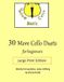 30 Libri GmbH 30 More Cello Duets