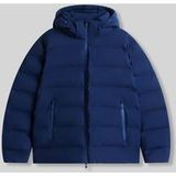 Tommy Hilfiger Heren Puffer Jas M Polyester Donkerblauw Herfst/Winter 2026