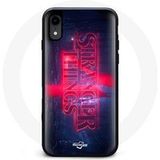 Maniacase Hoesje voor iPhone XS Max Stranger Things Logo Transparant Seizoen 4 Trailer 2022