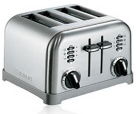Cuisinart CPT180E - Broodrooster - 4 snedes - RVS