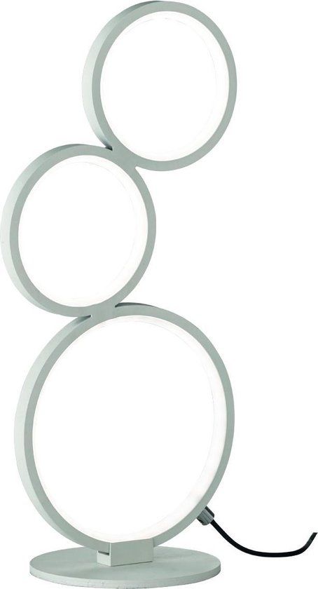 TRIO RONDO Tafellamp - Wit Mat - LED - Dimbaar - 19.5 cm
