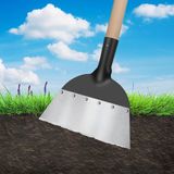 V.N.T. Grote Tuinschep, Onkruidverwijderaar, Multifunctionele Tuinreinigingsschep, Plantenschep, Wieden, Schep zonder Houten Handvat, Staal, 28 cm x 27.50 cm