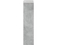 vidaXL Radiatorombouw 205x21,5x83,5 cm bewerkt hout betongrijs