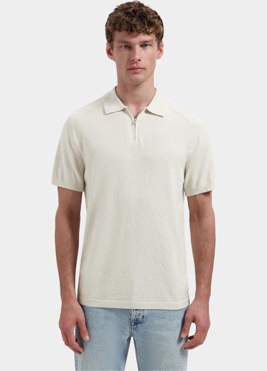 Dstrezzed Pettar Polo Polo shirt Heren - Ecru - Maat L