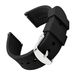 Archer Watch Straps - Vervangende Quick Release Horlogebanden van Zacht Siliconen Rubber voor Dames en Heren (Zwart, 22mm)