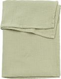 Meyco Baby Uni wieglaken - pre-washed hydrofiel - soft olive - 75x100cm - 0.3 TOG