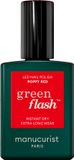 MANUCURIST Green Flash Poppy Red Gel Nagellak 15ml