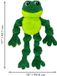 Kong Knots Frog Groene Knuffel voor Honden 46cm