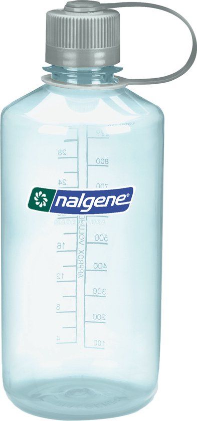 Nalgene Narrow Mouth Bottle - drinkfles - waterfles - lekvrij - 1000ml - BPA free - SUSTAIN - SeaFoam