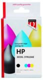 Quantore Inktcartridge alternatief tbv HP 303XL zwart + kleur | Pak a 2 stuk