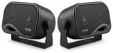 Merkloos Autoluidsprekers set - 3-weg coaxiaal - 80 W RMS - Zwart - Opbouw 185 x 98 x 115 mm