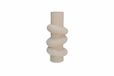 HS Potterie Vaas deco kemi d16h35cm beige