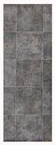 Tadi & Imperio Vinyltapijt, metaallook, geoxideerd grijs, industrieel en elegant design, voor interieurdecoratie, 65 x 900 cm