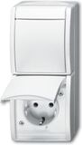 Busch-Jaeger ABB Busch-Jaeger Combischakelaar Contactdoos IP44 - 2CKA001684A0327