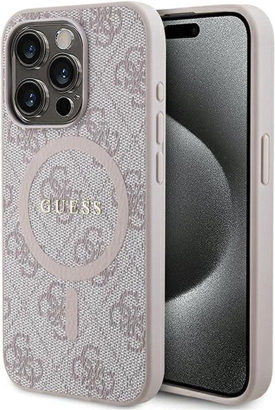 Guess 4G Back Case for Apple iPhone 14 Pro Max - Pink