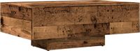 vidaXL Salontafel, bewerkt hout, oud houtkleurig, 85x55x31 cm