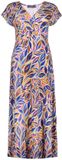 Geisha Jurk Jane Jurk Met V Hals En Allover Print 67423 60 Indigo/purple Dames Maat - L