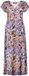 Geisha Jurk Jane Jurk Met V Hals En Allover Print 67423 60 Indigo/purple Dames Maat - L