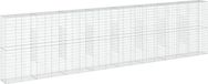 vidaXL Mur en gabion - 800x50x200 cm - Galvanisé