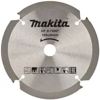 Makita D-72067 Cirkelzaagblad Vezelcementplaat