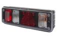 HELLA 2VP 340 961-421 Achterlicht - Hybride - 24V - Opbouw/Geschroefd - Lenskleur: Transparent - Stekker: DIN-Bajonett 1 x 7/Superseal 4 x 2 - Stekker: Male - rechts - Aantal: 1