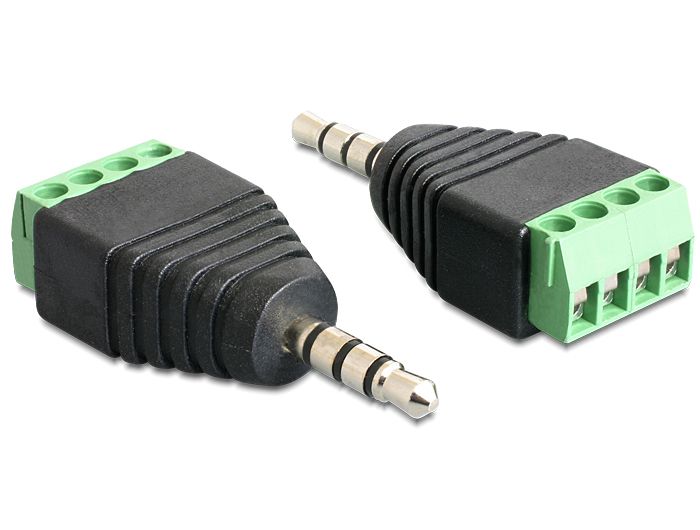DeLOCK 65453 - Adapter - groen, zwart