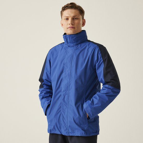 Regatta Jas Heren Contrasterende Mouwen Capuchon Blauw M