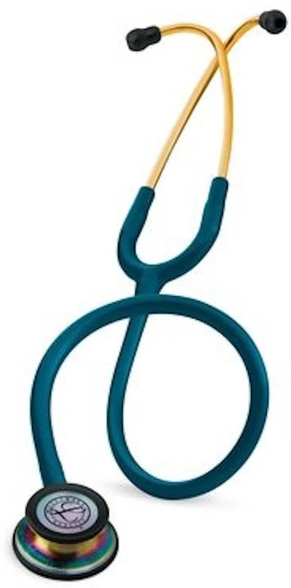 Littmann Classic 3 Stethoscoop Caribisch Blauw Rainbow